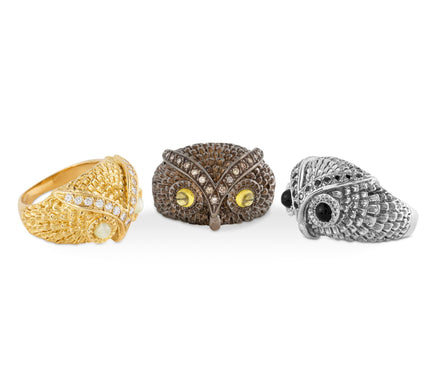 Bague 'OWLITE' worn by JEREMIH