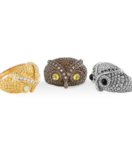 Bague 'OWLITE' worn by JEREMIH