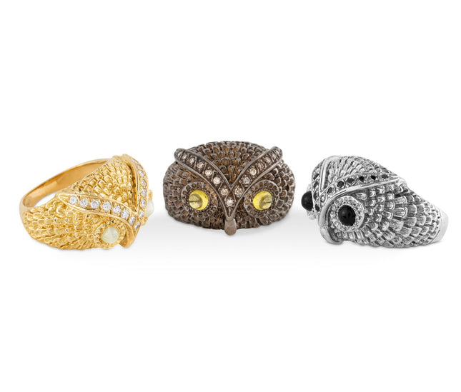 Bague 'OWLITE' worn by JEREMIH