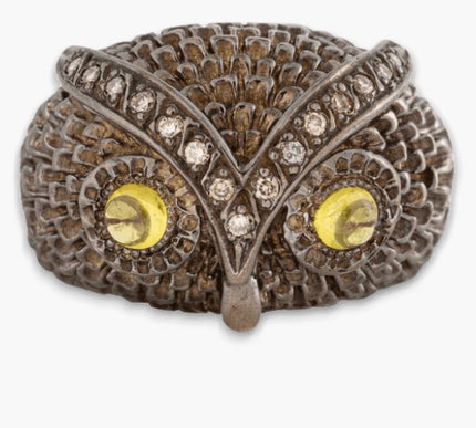 Bague 'OWLITE' worn by JEREMIH