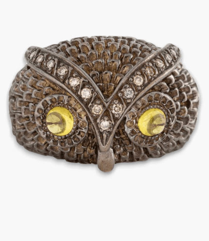 Bague 'OWLITE' worn by JEREMIH