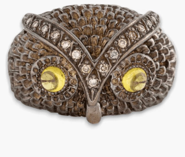 Bague 'OWLITE' worn by JEREMIH