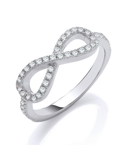 BAGUE INFINITY ARGENT 925