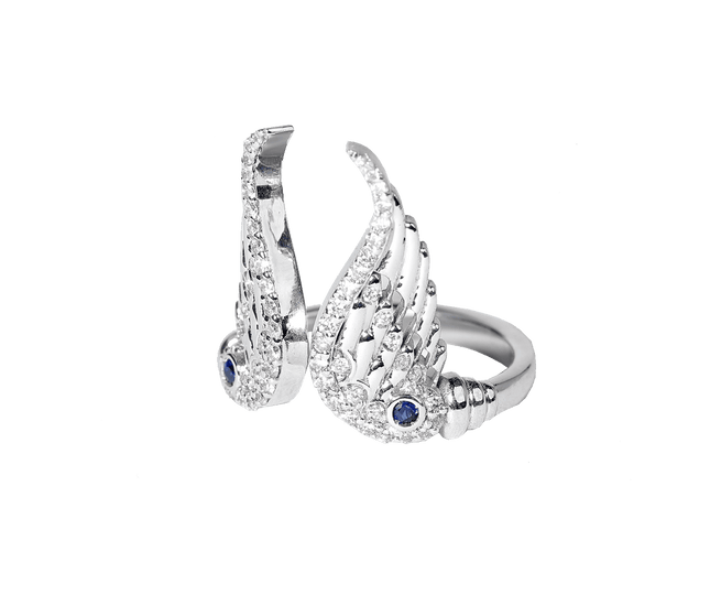 Bague 'Flying Angel' Argent