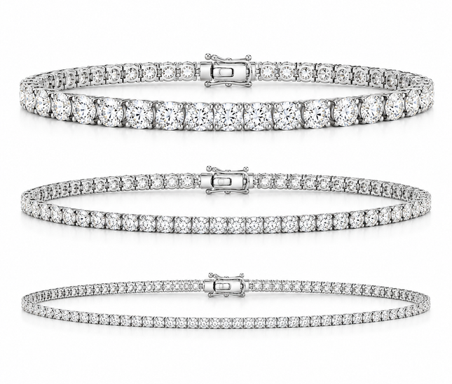 Bracelet Tennis Diamant Éclat Signature
