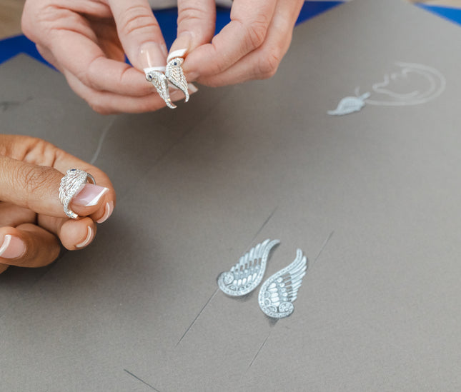 Bague 'FLYING ANGEL' Argent 925