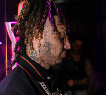 Boucles 'HALO'worn by LIL PUMP