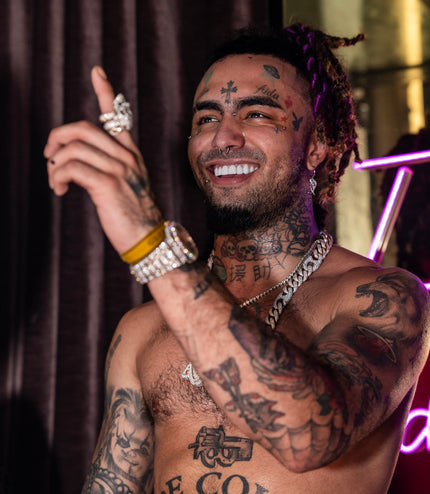 Boucles 'HALO'worn by LIL PUMP