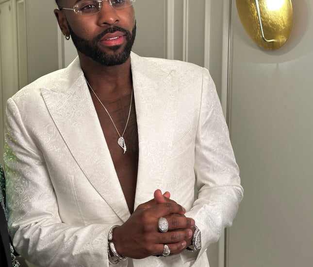 Pendentif 'IMAMIAH' worn by JASON DERULO