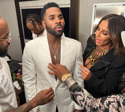 Pendentif 'IMAMIAH' worn by JASON DERULO