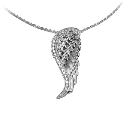 Pendentif Ailes d'Ange Argent