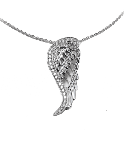 Pendentif Ailes d'Ange Argent