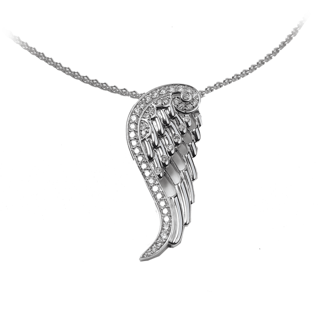 Pendentif Ailes d'Ange Argent
